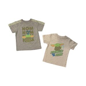 Kids Baby Yoda T-Shirts Sz 5T